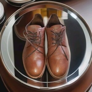 Prada Brown Leather Dress Shoes Size 11